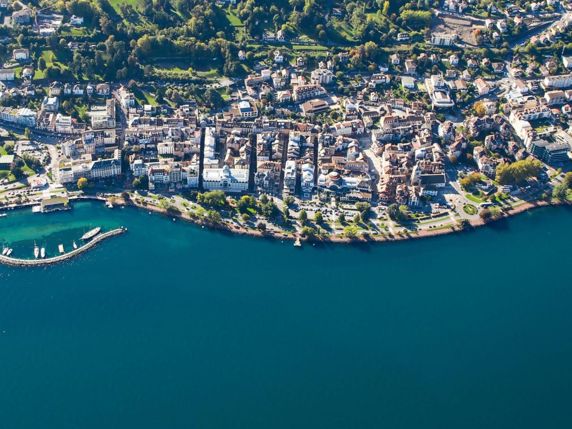 Spacieux Appartement Avec Terrasse, Animaux Admis Et Parking - Fr-1-498-69 Évian-les-Bains Eksteriør billede